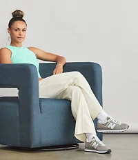 New Balance Women's 574 Suede and Mesh Retro Sneakers