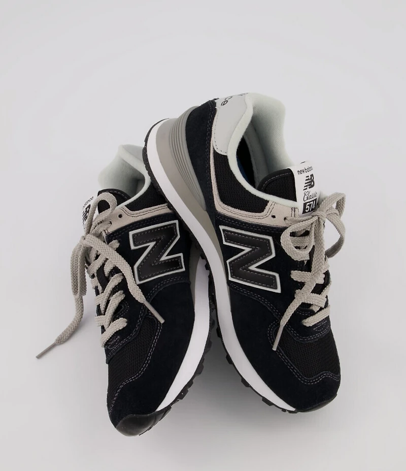 New Balance Women's 574 Suede and Mesh Retro Sneakers