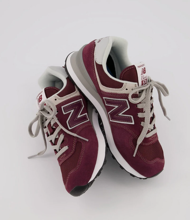 New Balance Women's 574 Suede and Mesh Retro Sneakers