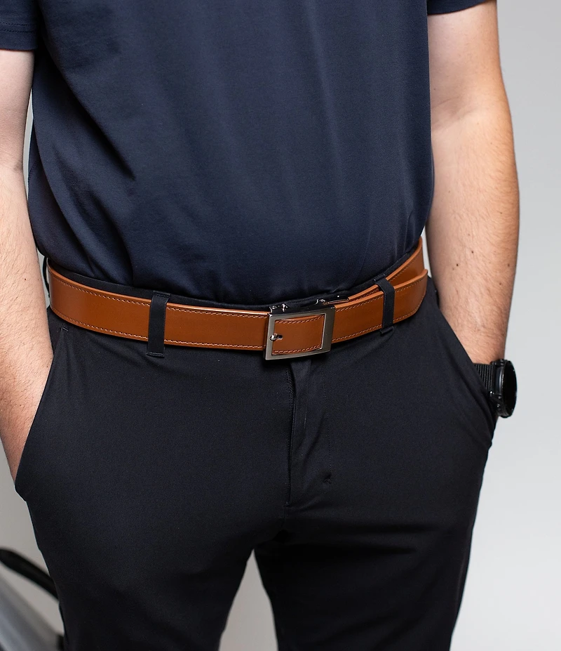 Nexbelt Classic 1 3/8#double; Strap Dress Belt