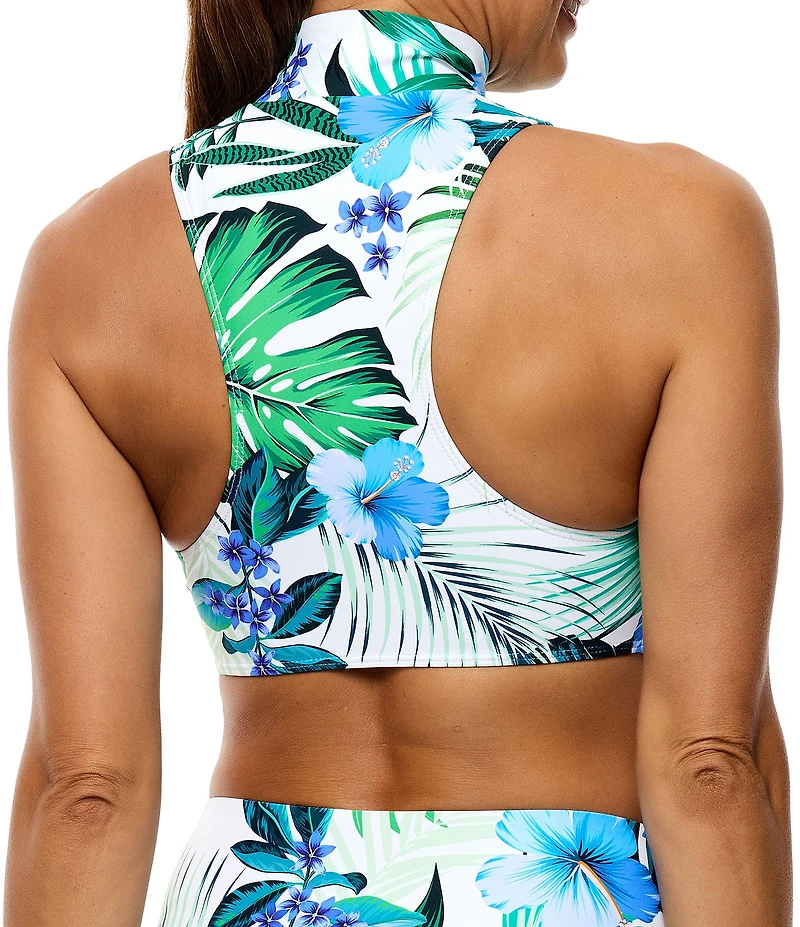 NEXT by Athena Aloha Paddle Out Racerback Swim Top