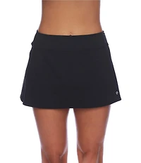 Next by Athena Good Karma Courtside Pleated Back Swim Skort