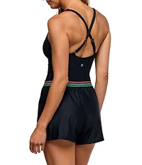 Next by Athena Good Karma V-Neck Sleeveless One Piece Romper
