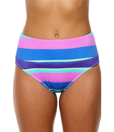 Next by Athena Harmony Rib Texture High Waist Swim Bottom