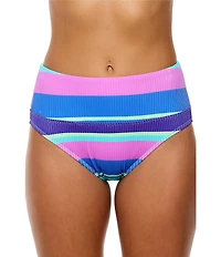 Next by Athena Harmony Rib Texture High Waist Swim Bottom