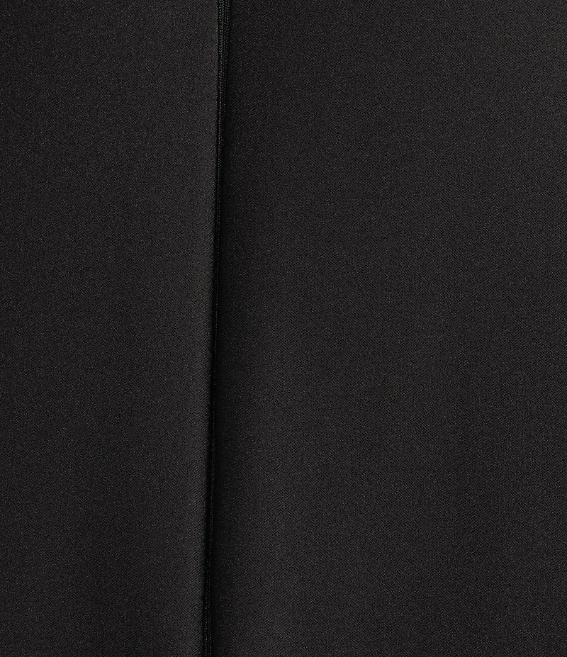 Next Up Satin Cowl Neck Corset Front Slit Long Dress