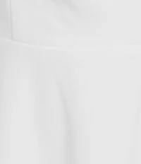 Next Up Off-The-Shoulder Adjustable Spaghetti Strap Twist Back Double Ruffle Hem Skirt Dress