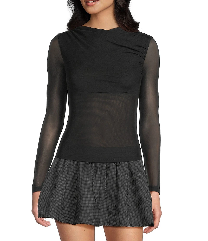 NIA Aria Mesh Long Sleeve Top