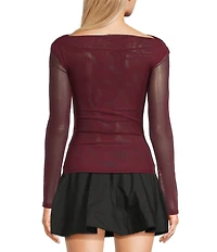 NIA Aria Mesh Long Sleeve Top