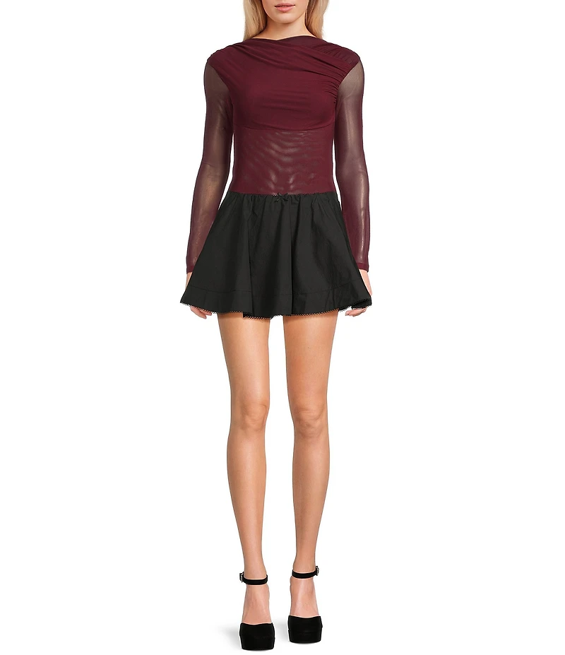 NIA Aria Mesh Long Sleeve Top