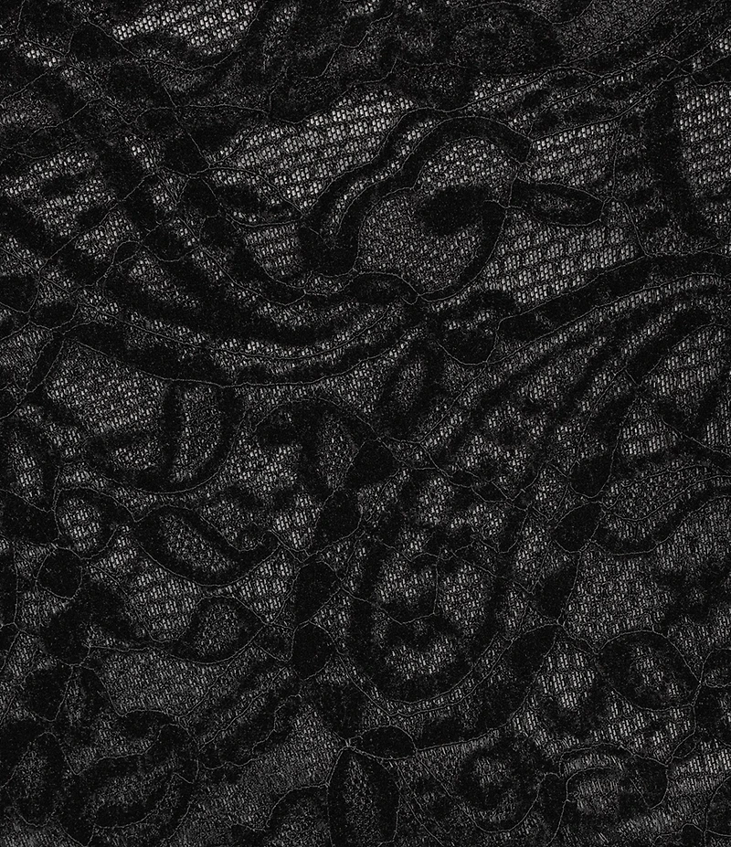 NIA Selena Velvet Lace One-Shoulder Coordinating Top