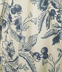 NIA Destene Printed Floral Toile Midi Dress