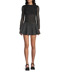 NIA Eira Mini Plaid Skirt