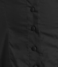 NIA Karo Button Front Drop Waist Mini Dress