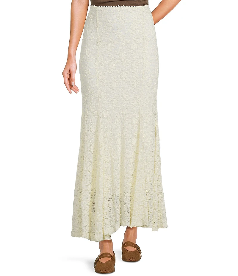 NIA Mormandie Lace Maxi Skirt