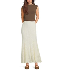 NIA Mormandie Lace Maxi Skirt