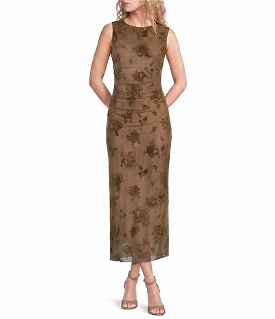 NIA Reese Mesh Midi Dress
