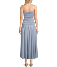 NIA Santal Strapless Maxi Dress