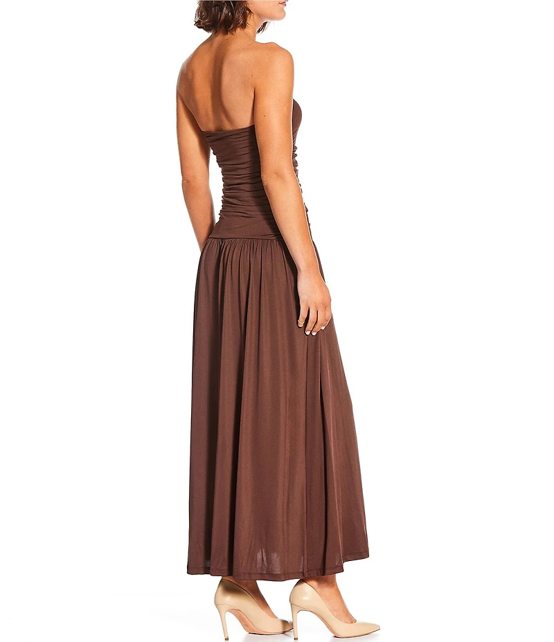 NIA Santal Strapless Maxi Dress