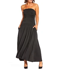 NIA Santal Strapless Maxi Dress