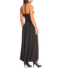 NIA Santal Strapless Maxi Dress