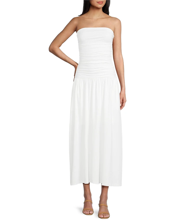 NIA Santal Strapless Maxi Dress