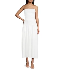 NIA Santal Strapless Maxi Dress