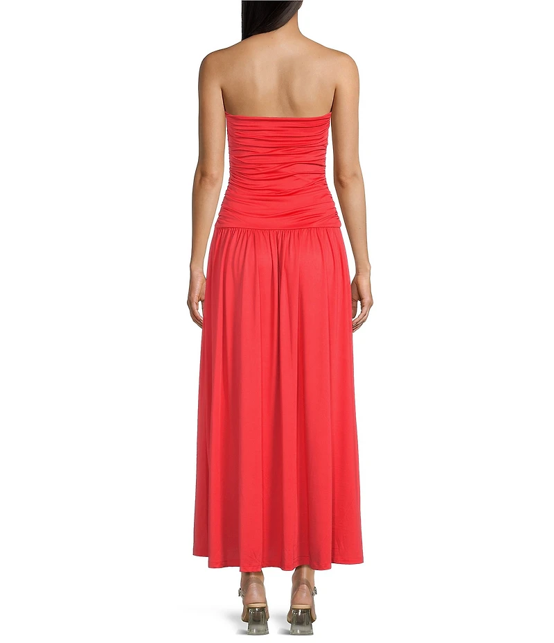 NIA Santal Strapless Maxi Dress