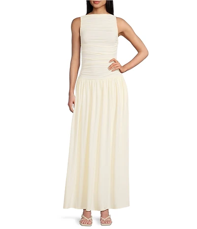 NIA the Label Knit Drop Waist Maxi Dress