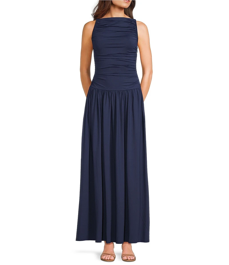 NIA the Label Knit Drop Waist Maxi Dress
