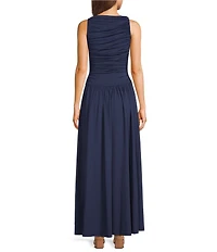 NIA the Label Knit Drop Waist Maxi Dress