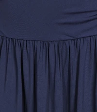 NIA the Label Knit Drop Waist Maxi Dress