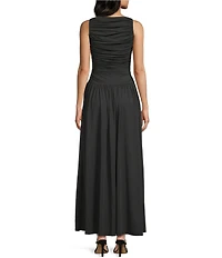 NIA the Label Knit Drop Waist Maxi Dress