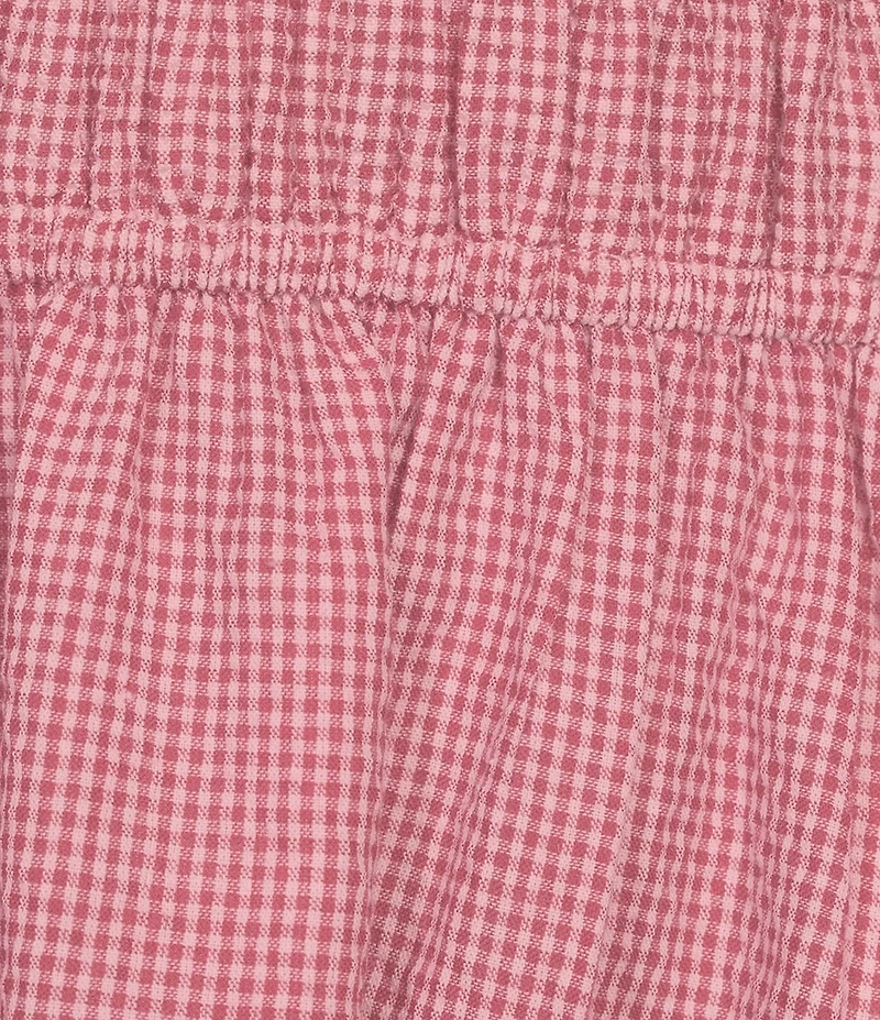 NIA Thomas Pick-A-Boo Gingham Midi Dress