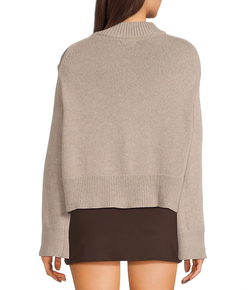 NIA Yvonne Long Sleeve Mock Neck Sweater