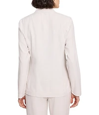 NIC + ZOE Ava Linen Notch Collar Long Sleeve Blazer
