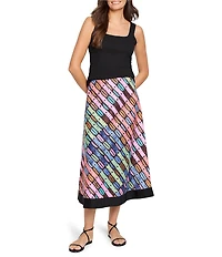 NIC + ZOE Bubble Knit Square Neck Sleeveless Tank