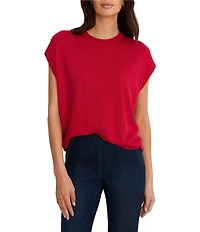 NIC + ZOE Chic Cocoon Round Neck Sleeveless Top