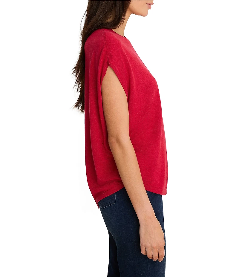 NIC + ZOE Chic Cocoon Round Neck Sleeveless Top