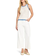 NIC + ZOE Coastline Knit Round Neck Sleeveless Tank