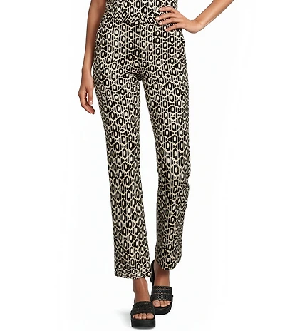 NIC + ZOE Coordinating Lacy Diamonds Plaza Demi Boot Pants