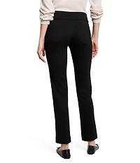 NIC + ZOE Copley Drapey Ponte Slim Straight Pants