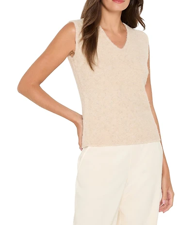 NIC + ZOE Cozy Lurex Nep V-Neck Sleeveless Tank