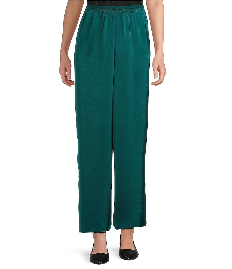 NIC + ZOE Day Gloss Relaxed Wide Leg Pull On Pants