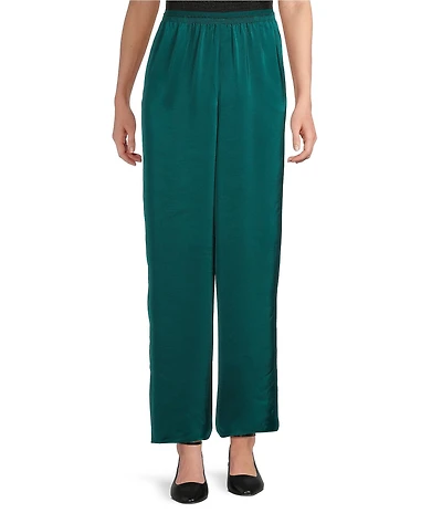 NIC + ZOE Day Gloss Relaxed Wide Leg Pull On Pants