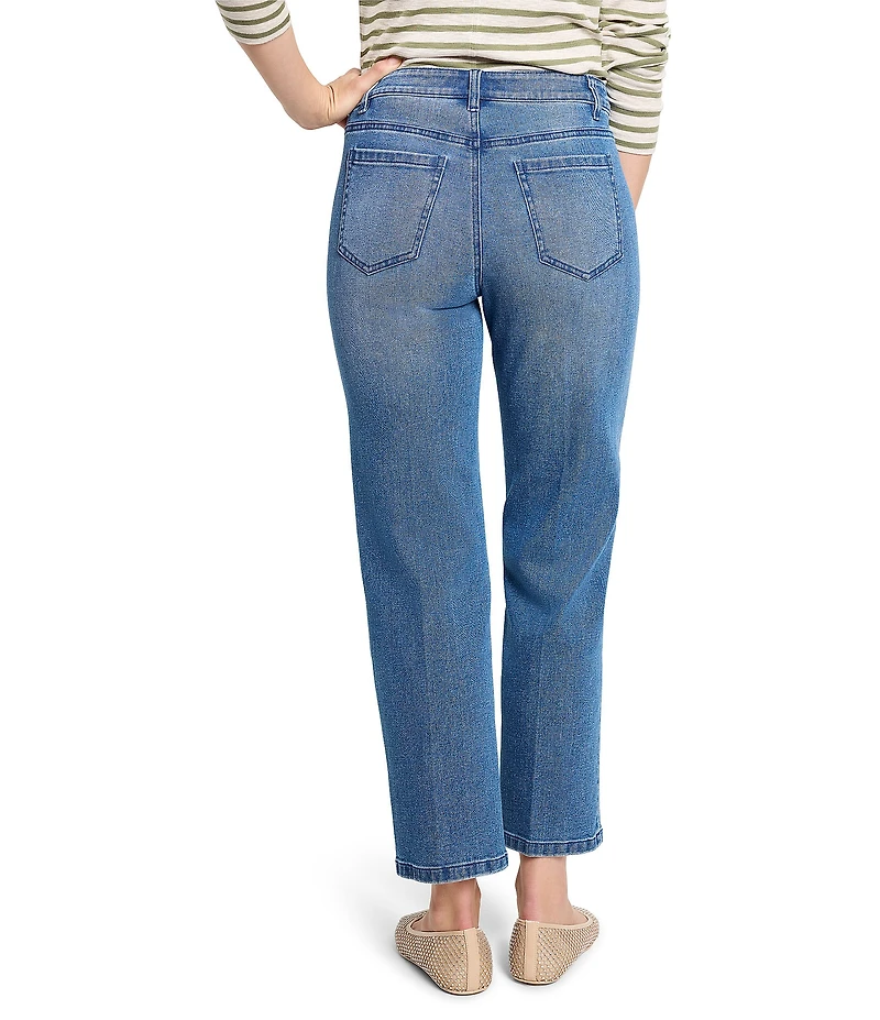 NIC + ZOE Denim Recess Straight Ankle Jeans