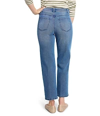 NIC + ZOE Denim Recess Straight Ankle Jeans