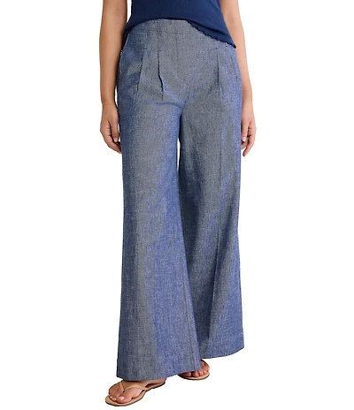 NIC + ZOE Ellis High-Rise Wide Leg Trouser Pants