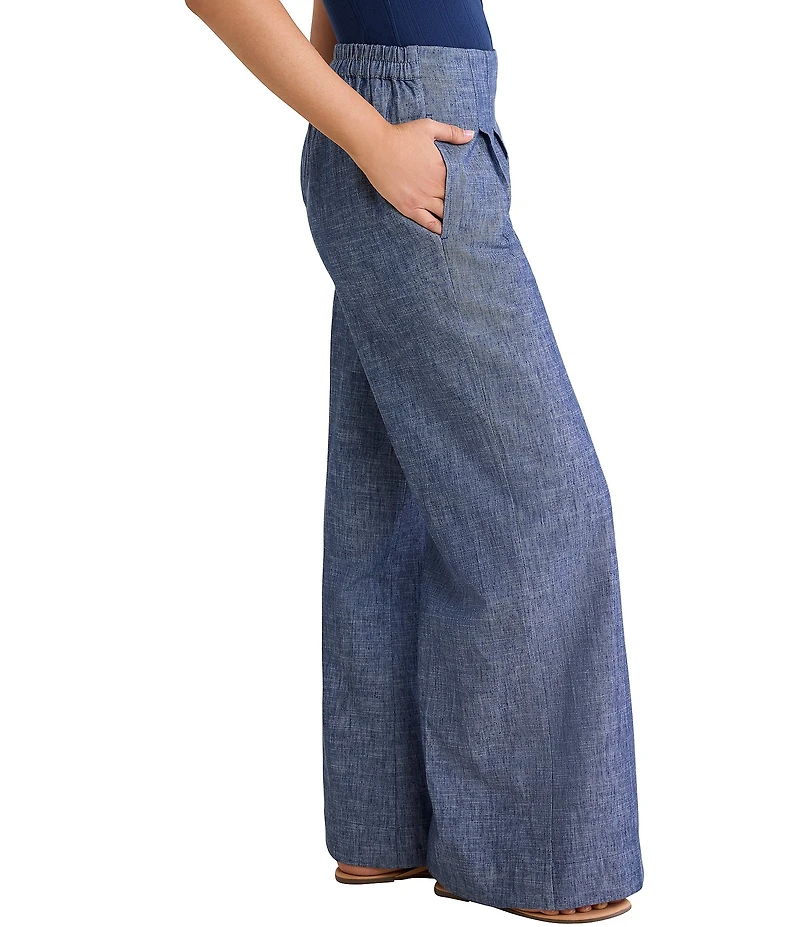 NIC + ZOE Ellis High-Rise Wide Leg Trouser Pants