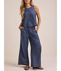 NIC + ZOE Ellis High-Rise Wide Leg Trouser Pants